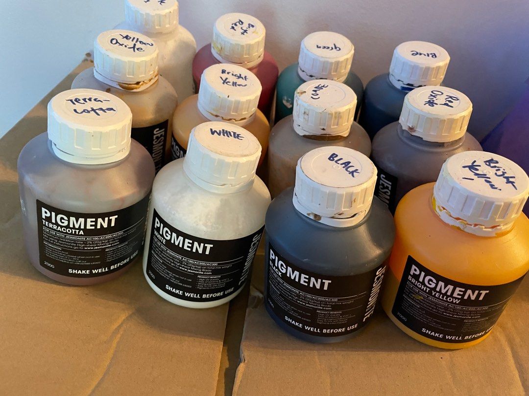 Best DEAL! Jesmonite color pigment 200g / can use in Concrete / Acrylic