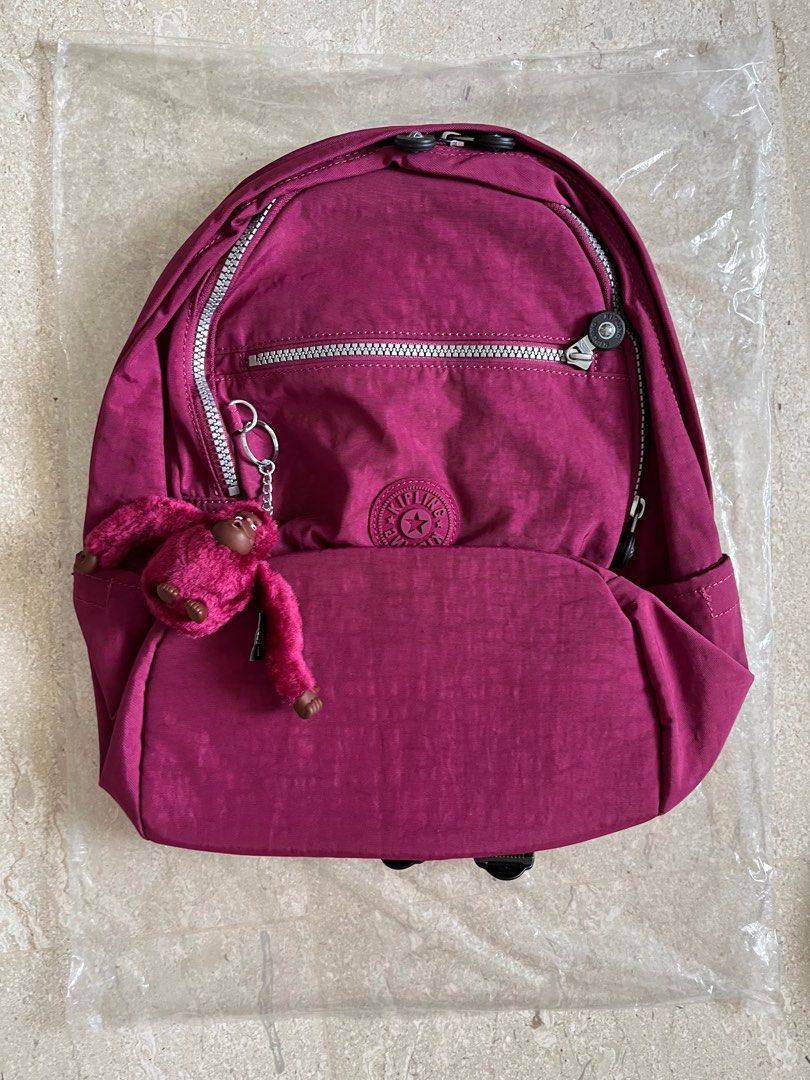 Kipling very berry backpack outlet