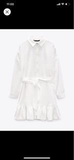 BN WHITE ZARA DRESS