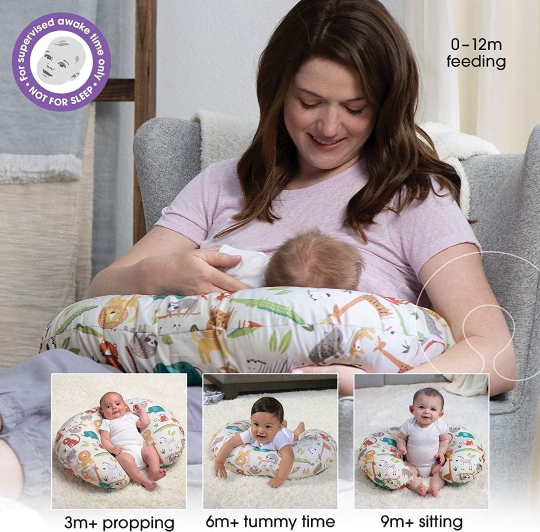 Boppy Nursing Pillow and Positioner—Original Neutral Jungle