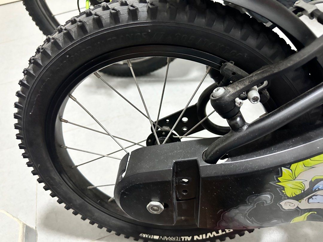 Boys bike BTWIN 16 inch (training wheels provided), Sports Equipment ...