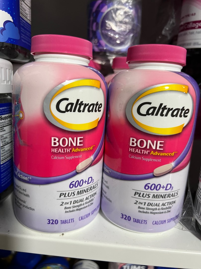 Caltrate Bone Health Advanced 600+D3 Plus Minerals, Health & Nutrition