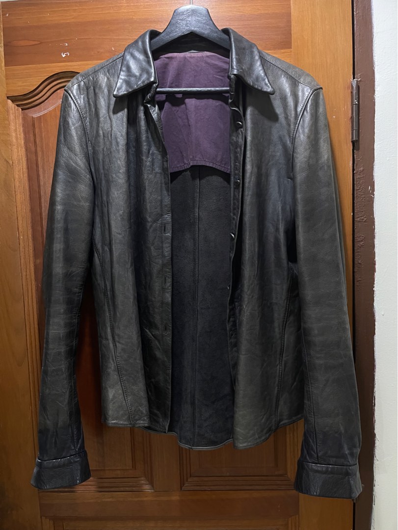 Carpe Diem 2005 unlined leather jacket Men s Fashion Coats