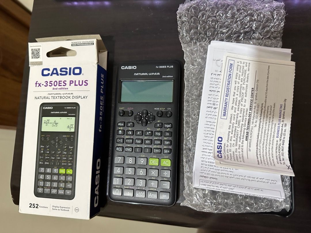 CASIO fx 350ES PLUS scientific calculator Computers Tech