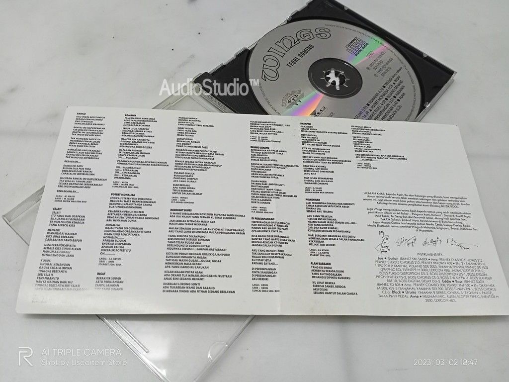 CD Wings Teori Domino, Hobbies & Toys, Music & Media, CDs & DVDs on Carousell
