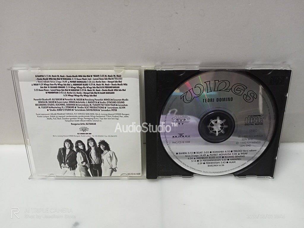 CD Wings Teori Domino, Hobbies & Toys, Music & Media, CDs & DVDs on Carousell
