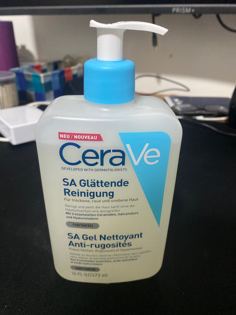 Cerave salicylic acid cleanser, Beauty & Personal Care, Face, Face Care on Carousell