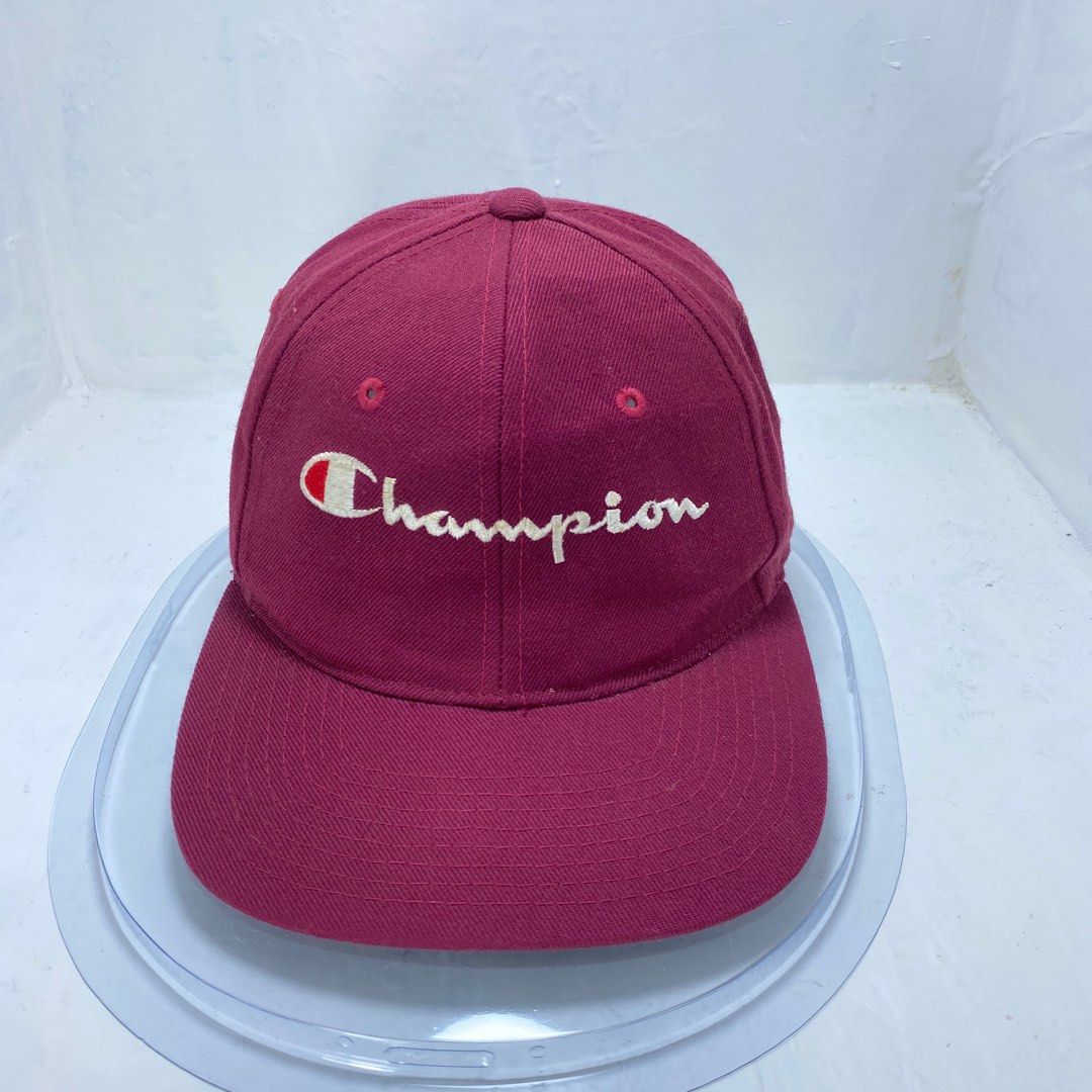 Champion top burgundy hat