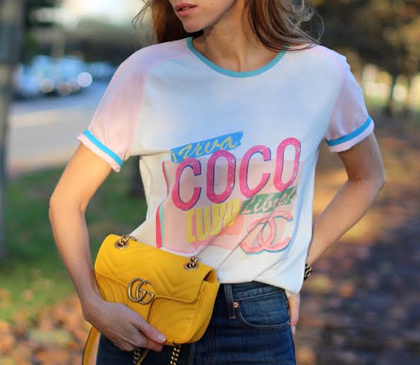 Chanel Coco cuba tshirt, Women's Fashion, Tops, Shirts on Carousell