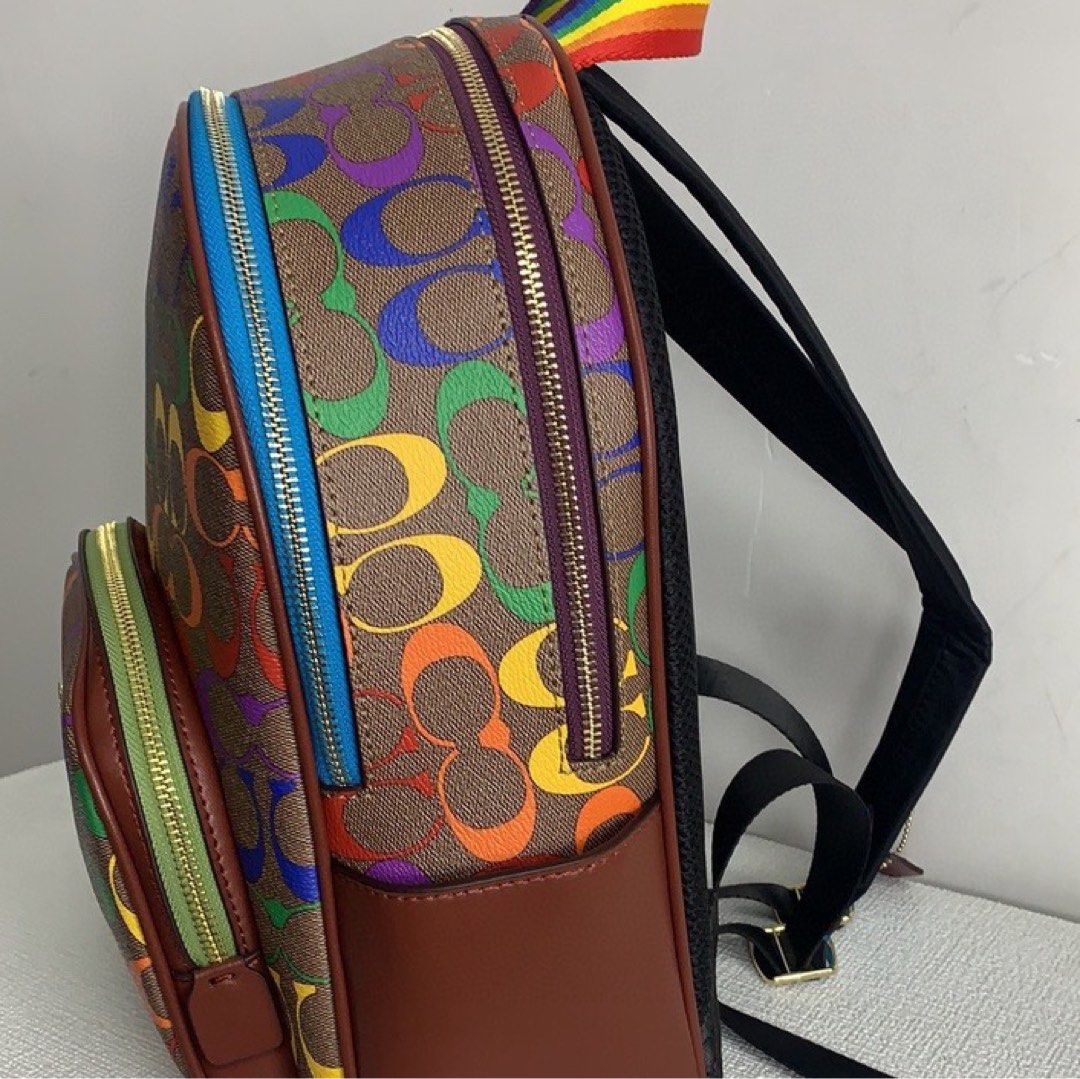 Coach Unisex Rainbow Backpack Women s Fashion Bags Wallets Backpacks on Carousell