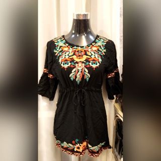 Cococabana embroidered mini dress/top