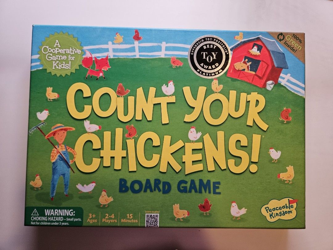 Cooperative Game Count Your Chickens Board Game Age 3 Hobbies And Toys Toys And Games On