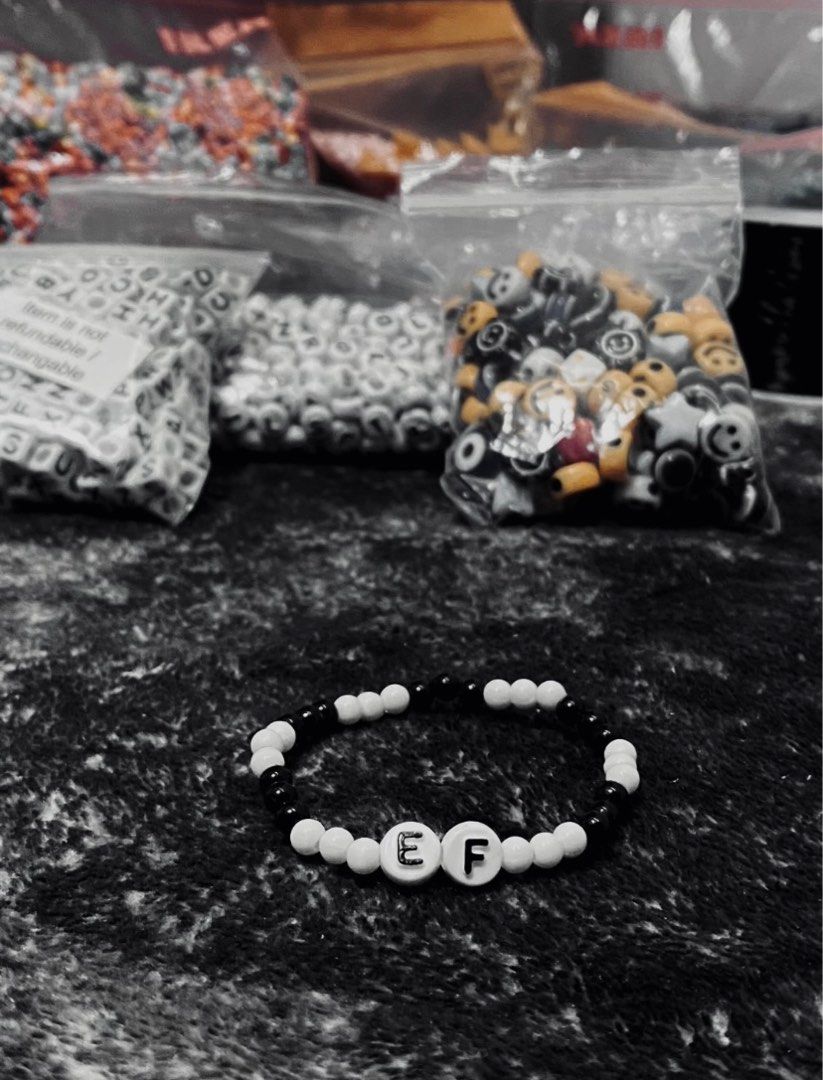 White beads jewellery best sale