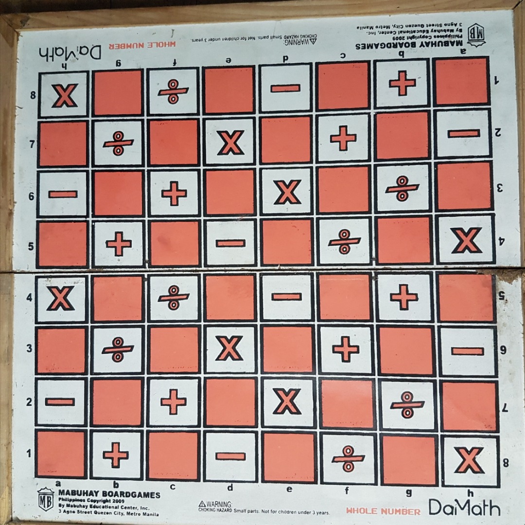 Damath Board Games (Wooden Foldable) on Carousell