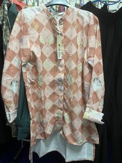 Daria top buttonscarves x ria miranda