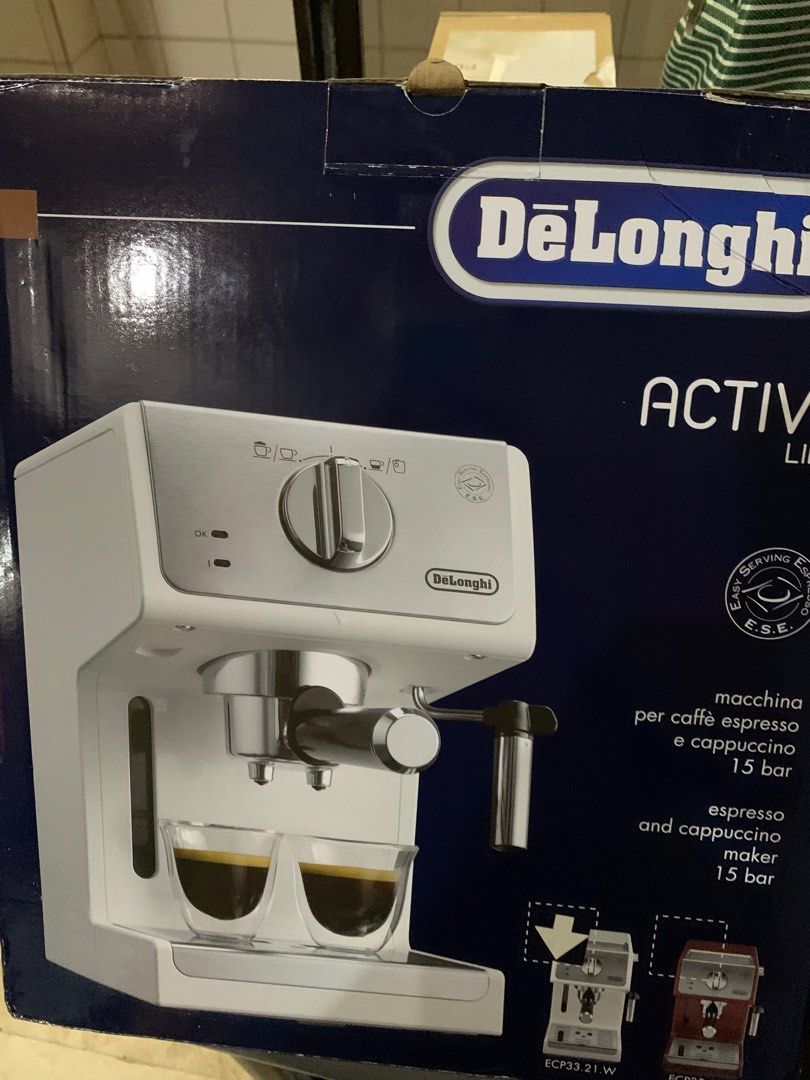 Delonghi pump espresso maker ECP 33.21, TV & Home Appliances, Kitchen