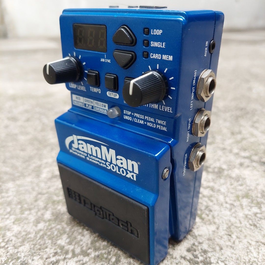 Digitech JamMan SOLO XT Stereo Looper/Phrase Sampler, Hobbies & Toys, Music & Media, Musical