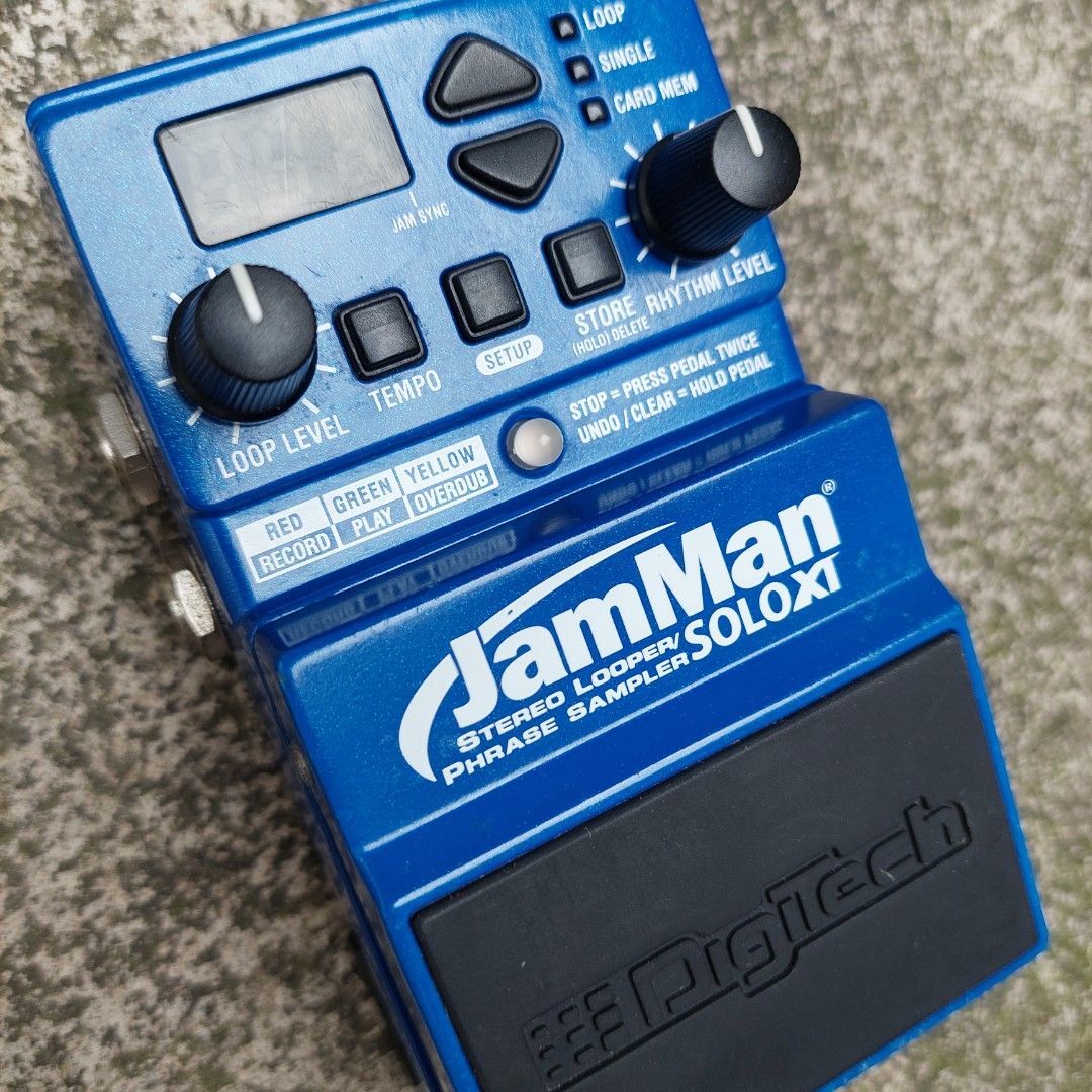 Digitech JamMan SOLO XT Stereo Looper/Phrase Sampler, Hobbies & Toys, Music & Media, Musical