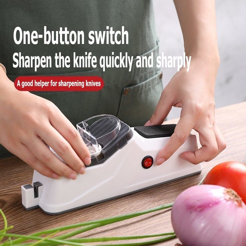 1pc Fully Automatic Electric Knife Sharpener - Fast and Efficient Kitchen  Gadget for Sharpening Knives