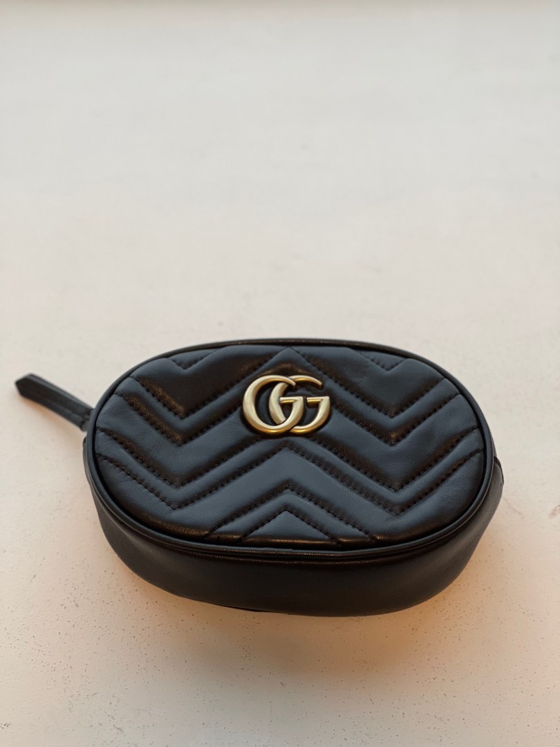 black gucci fanny pack