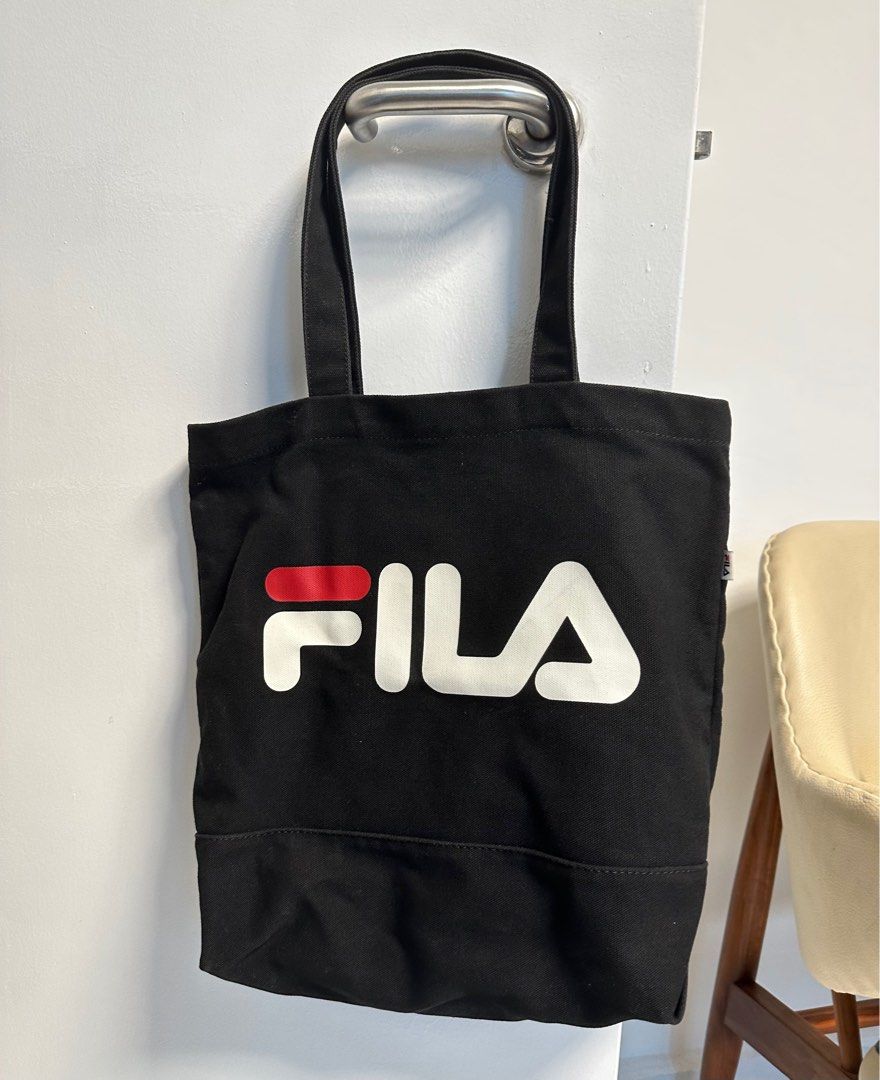 Fila tote bag black new arrivals