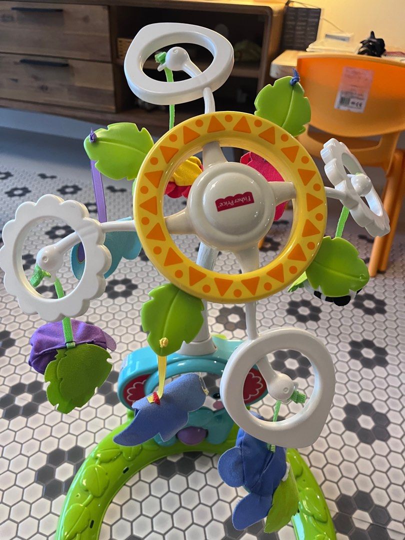 Fisher Price rainforest 4way cot mobile baby, Babies & Kids, Infant