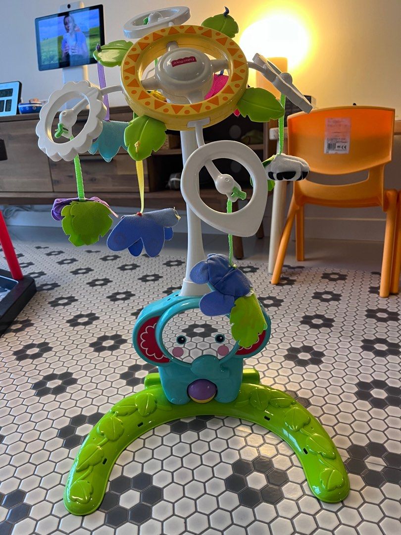 Fisher Price rainforest 4way cot mobile baby, Babies & Kids, Infant