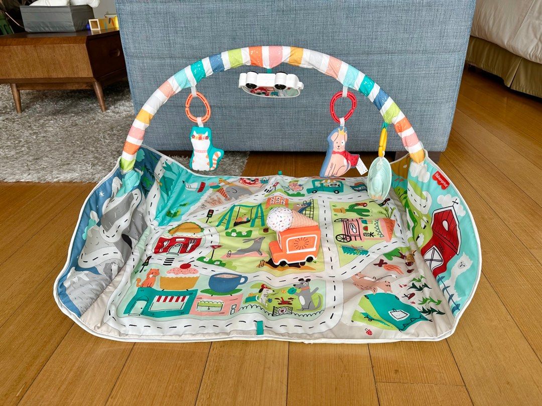 FisherPrice Activity Gym to Jumbo Playmat, Babies & Kids, Infant