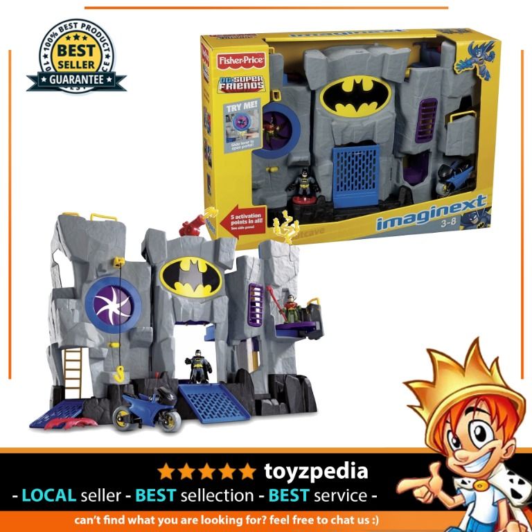 Fisher Price Imaginext Adventures DC Super Friends Bat Cave batman