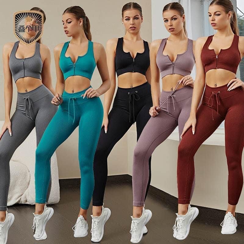 NCLAGEN Sexy Back Yoga Suit Running Fitness Exercise For Women Gym Workout  Breathable Sexy Vest Bra And Shorts Leggings Set