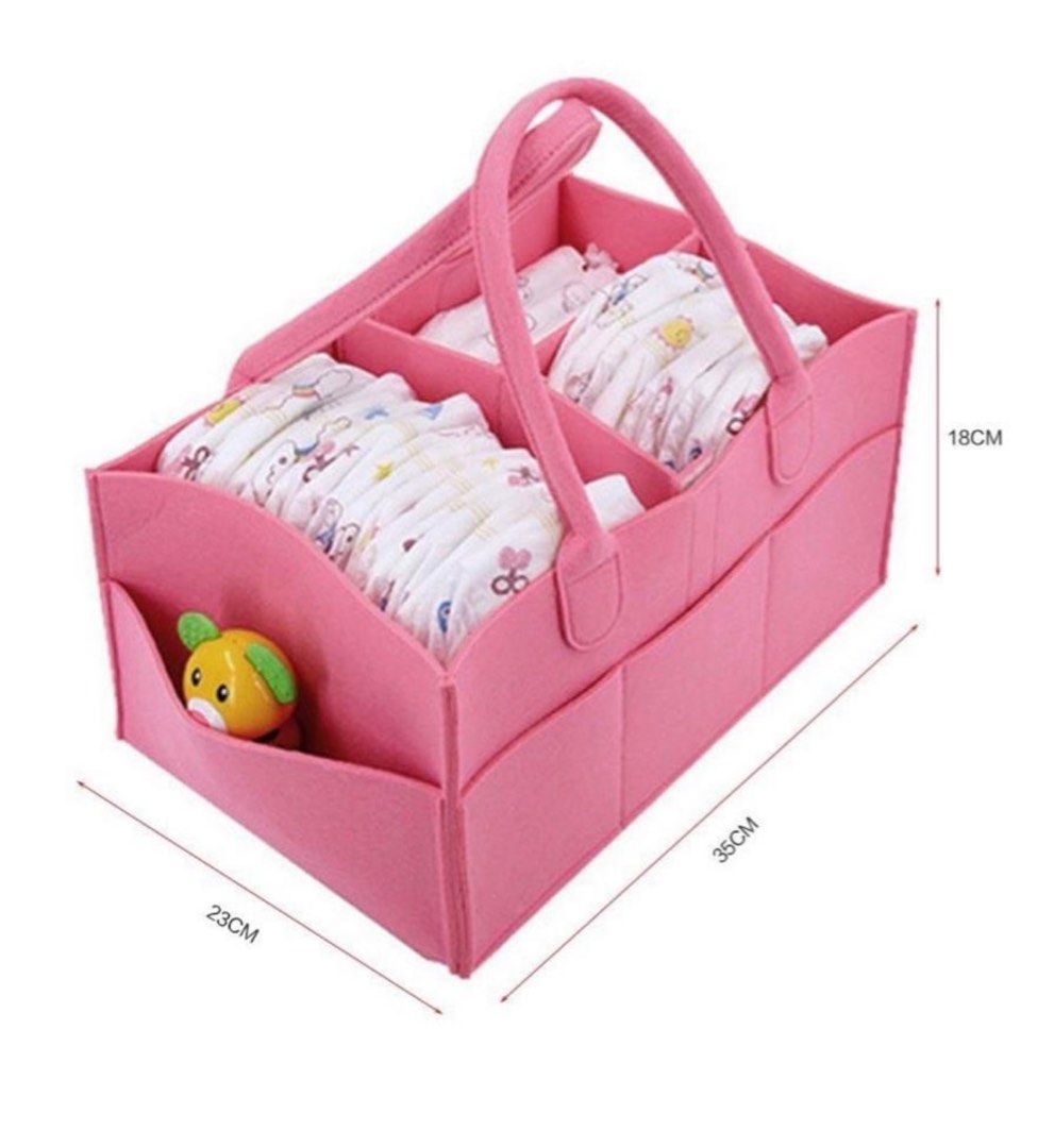 Foldable Baby Diaper Caddy Bag / Organiser, Babies & Kids, Going Out