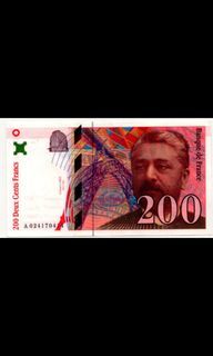 France 200 francs 1996 Gustave Eiffel