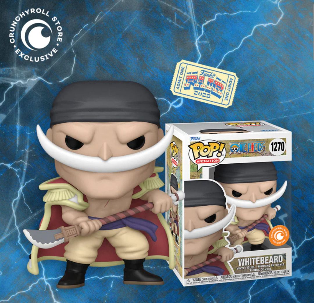 Funko Pop! One Piece Whitebeard Crunchyroll Exclusive, Hobbies & Toys
