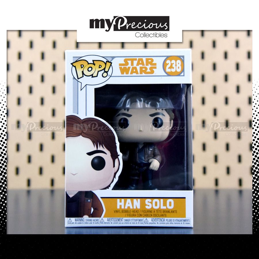 Funko Pop Star Wars 238 Han Solo Vaulted Pop! Vinyl, Hobbies u0026 Toys, Toys u0026  Games on Carousell