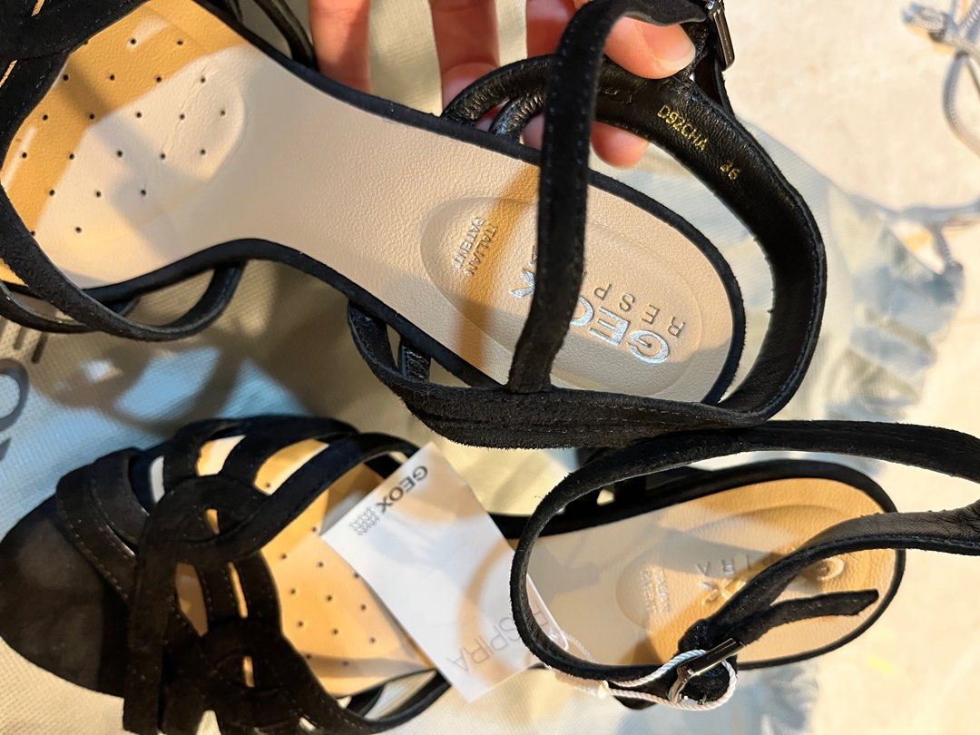 Geox discount black heels