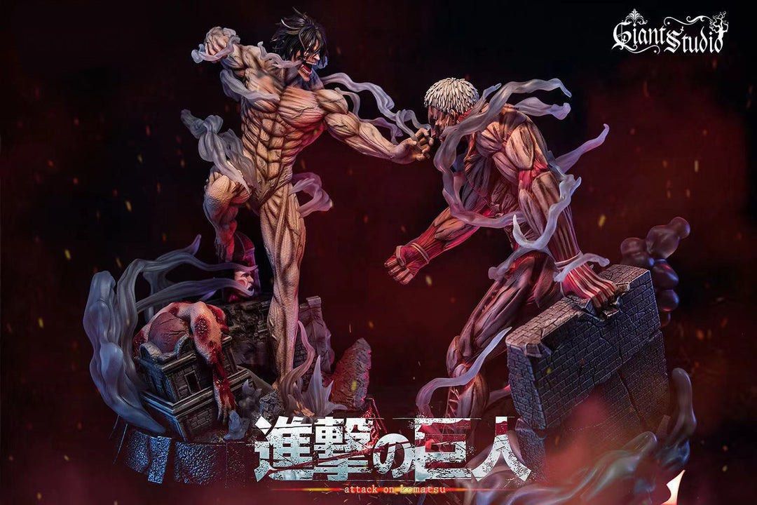 Giant Studio Attack on Titan (Armored Titan and Attack Titan), Hobbies & Toys, Toys & Games on
