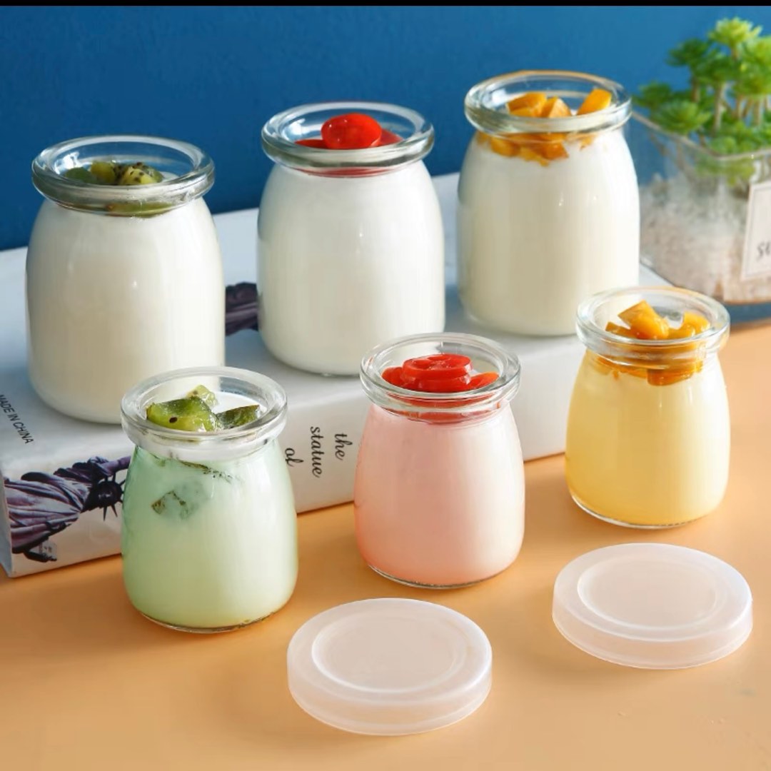 100ml Glass Pudding Jar with Lid, Food & Drinks, Homemade Bakes on