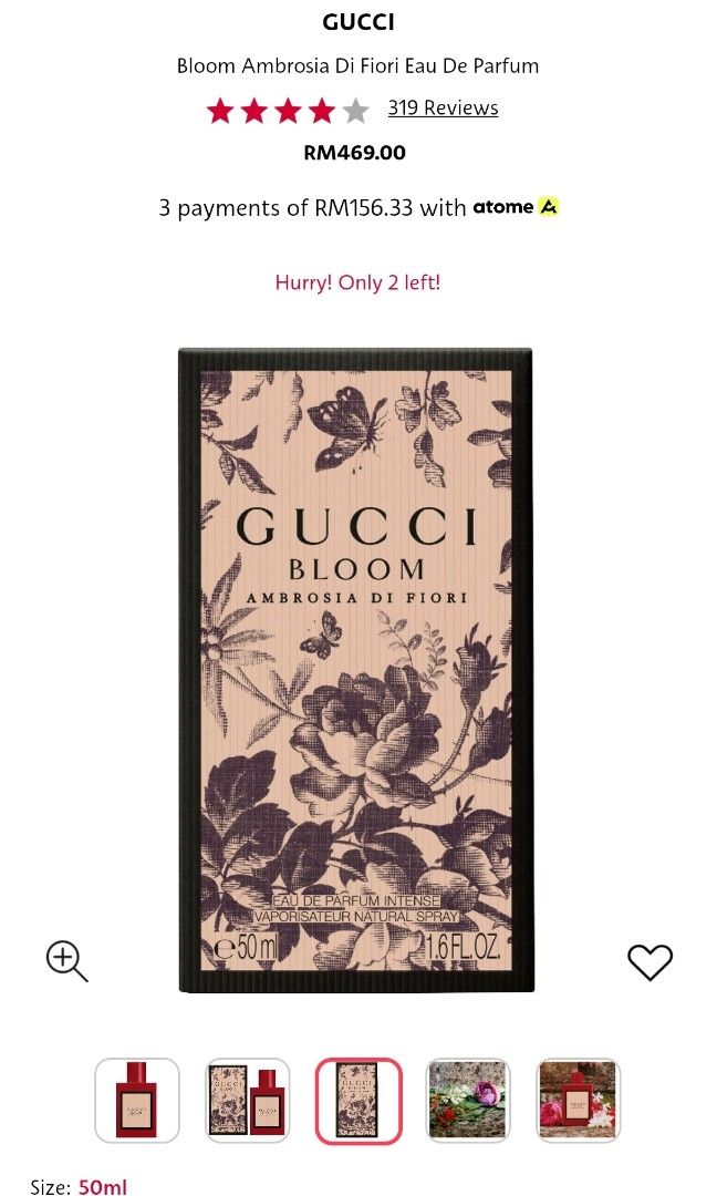 Gucci Bloom Ambrosia Di Fiori Eau de Parfum Intense