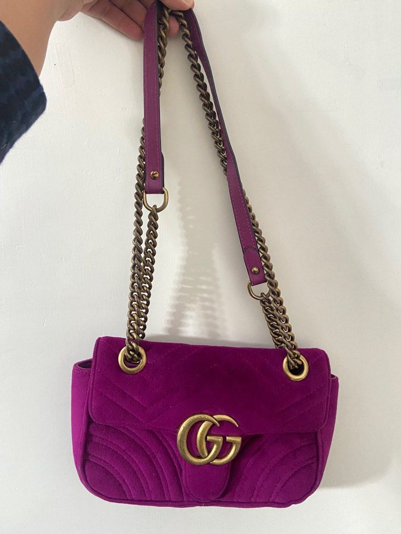 Gucci marmont outlet velvet sizes