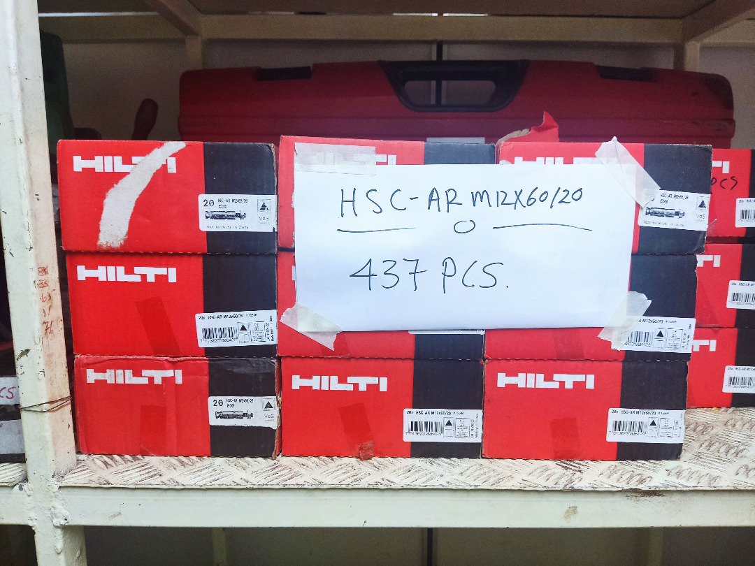 HILTI Cheville de sécurité HSC-I M12x60 Qté=25 #31146 31146