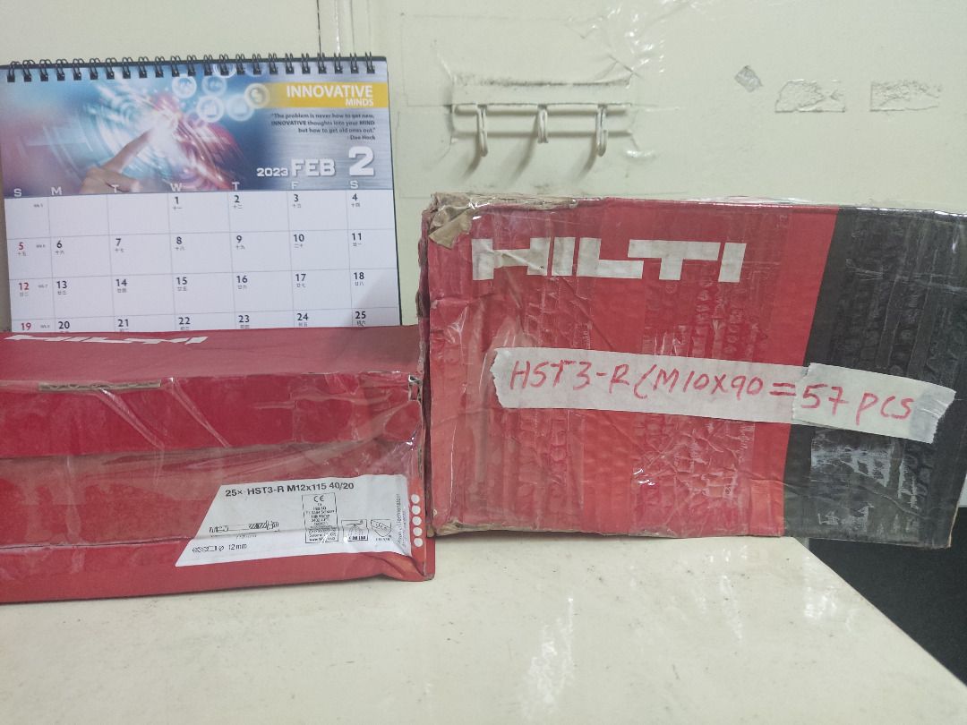 Hilti HST / HST3 Anchor bolt, Furniture & Home Living, Home Improvement