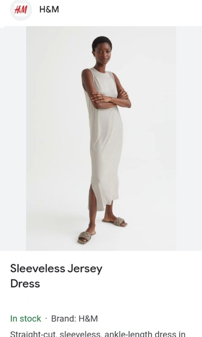 H and m jersey dress on sale