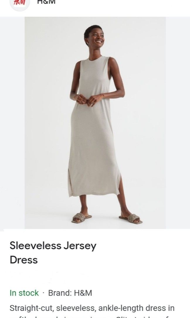 H and cheap m jersey dress