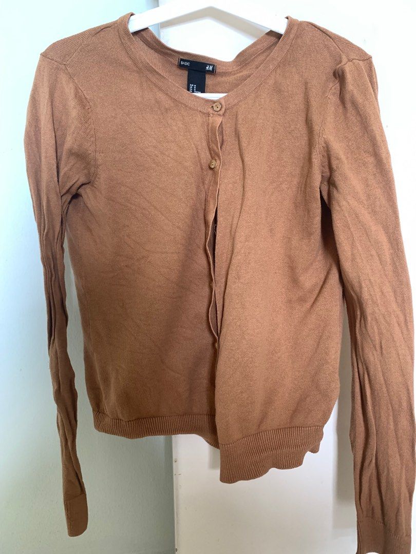 H&m shop camel cardigan