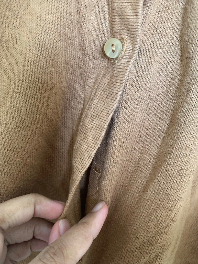 H M Camel Cardigan Women s Fashion Coats Jackets and Outerwear
