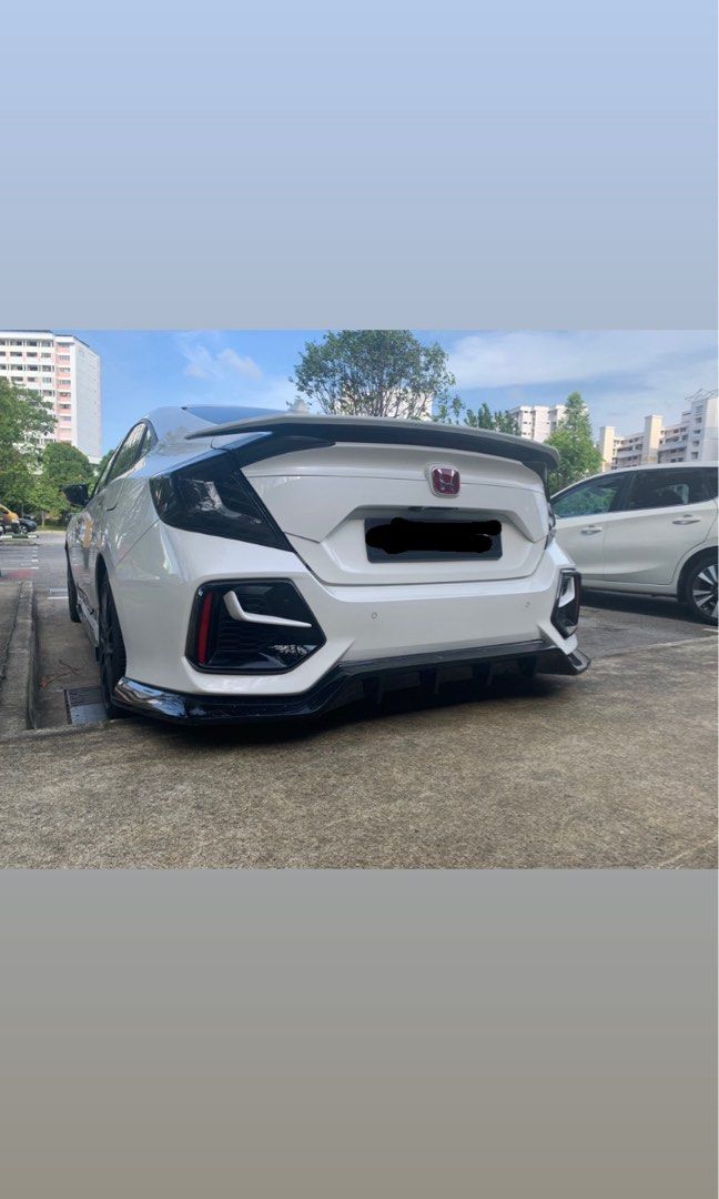 10th gen civic 2025 si rear diffuser