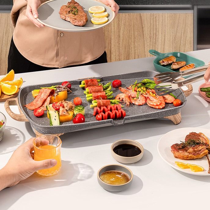 [iDS] Premium Korean Electric BBQ Grill Plate Hotplate Smokeless Non