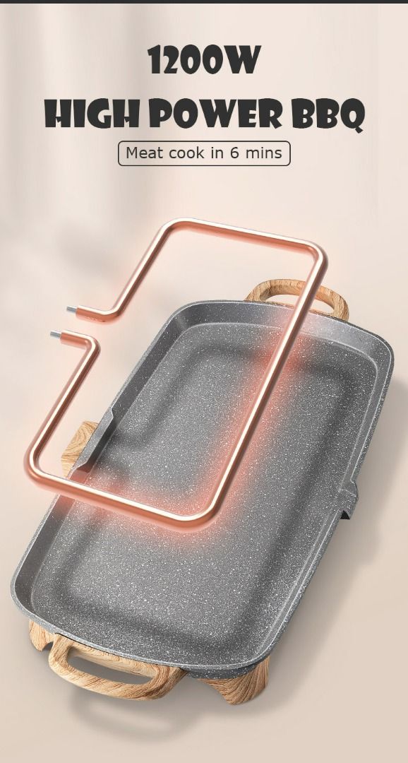 [iDS] Premium Korean Electric BBQ Grill Plate Hotplate Smokeless Non