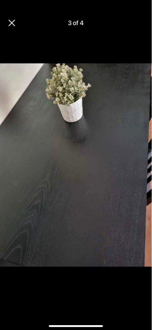 IKEA Dining Table Black, Furniture & Home Living, Furniture, Tables