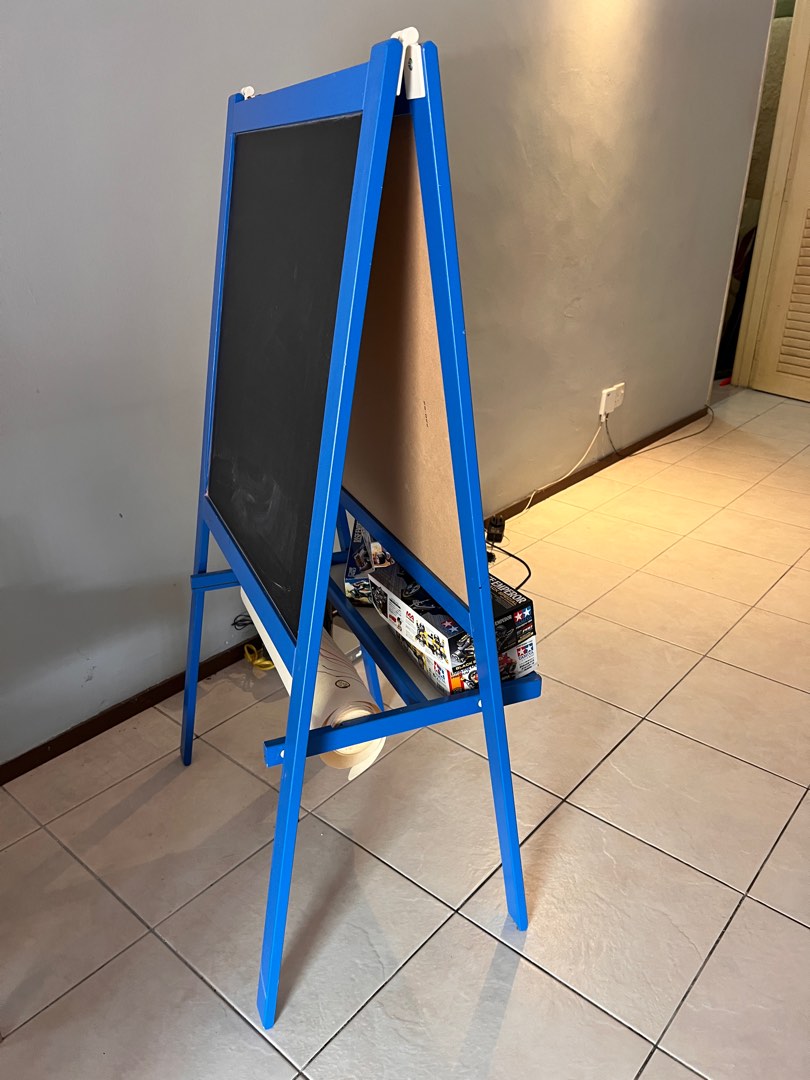 Ikea Mala Easel (white/black board), Babies & Kids, Baby Nursery & Kids